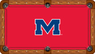Mississippi Rebels Billiard Table Felt - Recreational 4