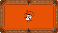 Oklahoma State Cowboys Billiard Table Felt - Recreational 5