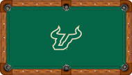 South Florida Bulls Billiard Table Felt - Recreational 1