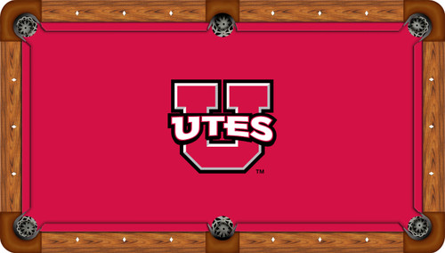 Utah Utes Billiard Table Felt - Recreational 4