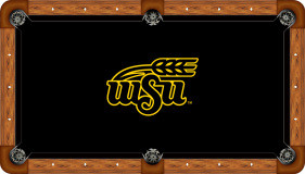 Wichita State University Shockers Billiard Table Felt - Recreational 4