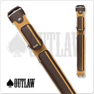 Outlaw 2 X 2 Brown Hard Cue Case OLM22