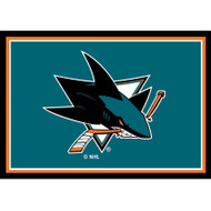 San Jose Sharks 3' x 4' Spirit Rug