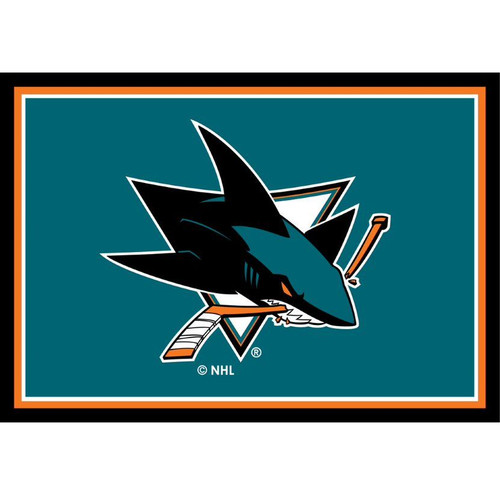 San Jose Sharks 3' x 4' Spirit Rug