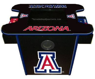 Arizona Wildcats Arcade Console Table Game 