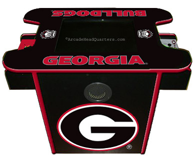 Georgia Bulldogs Arcade Console Table Game 