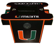 Miami Hurricanes Arcade Console Table Game 