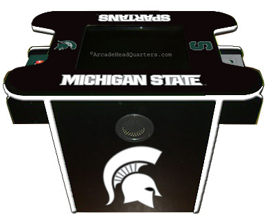 Michigan State Spartans Arcade Console Table Game 