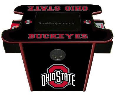 Ohio State Buckeyes Arcade Console Table Game 