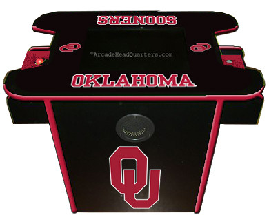Oklahoma Sooners Arcade Console Table Game 