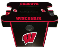 Wisconsin Badgers Arcade Console Table Game 