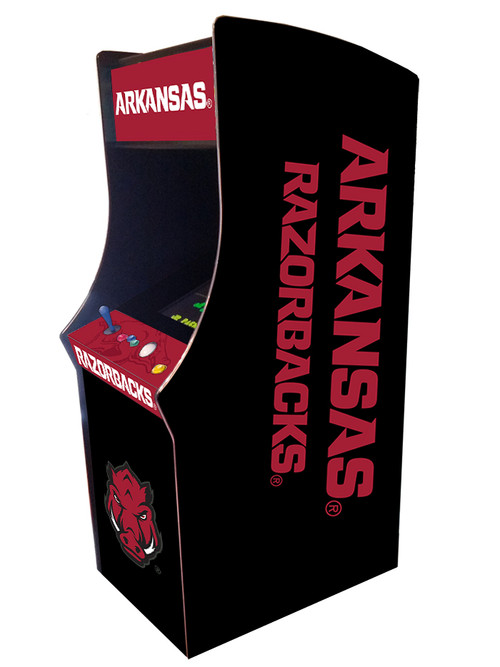 Arkansas Razorbacks Upright Arcade Game