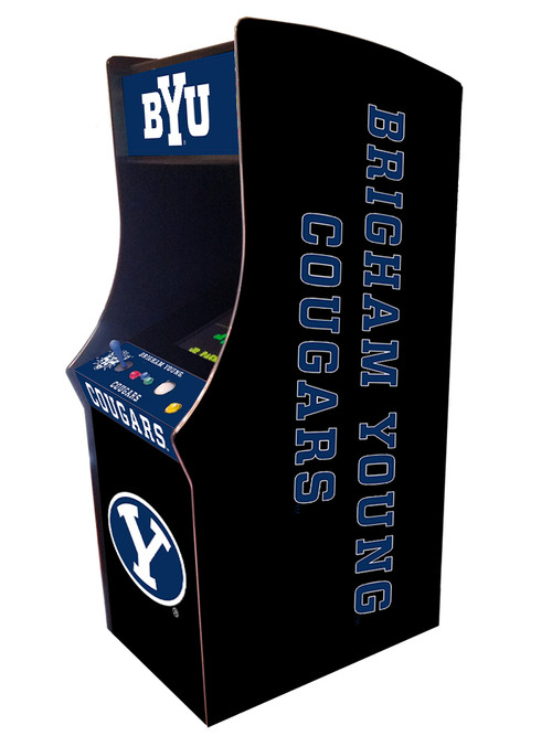 Brigham Young Cougars Upright Arcade Game