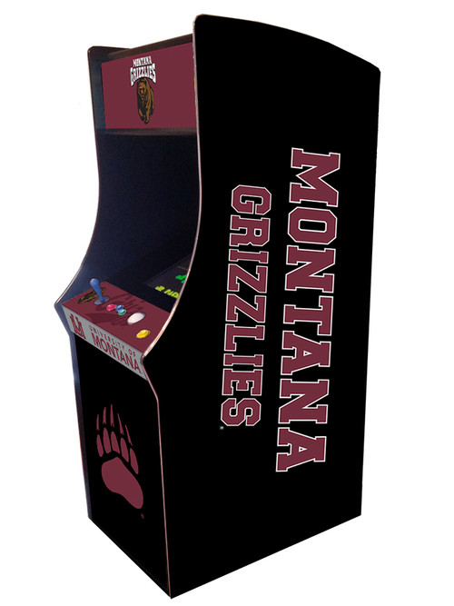 Montana Grizzlies Upright Arcade Game