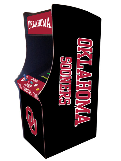 Oklahoma Sooners Upright Arcade Game