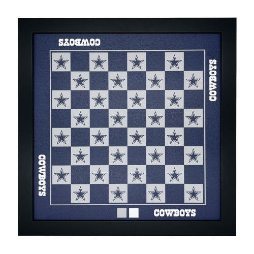 Dallas Cowboys Magnetic Chess Set - Wall Mountable 