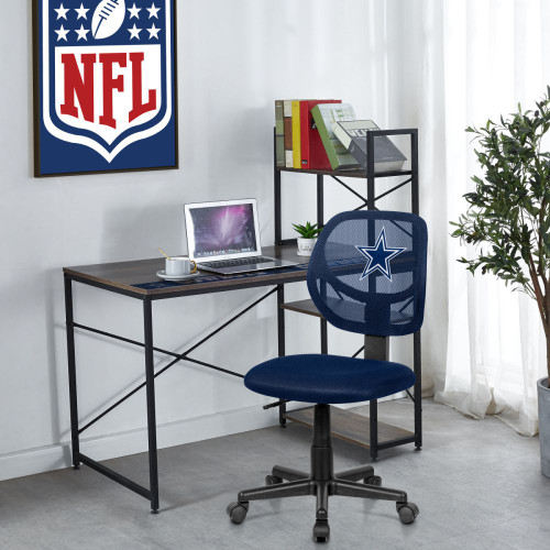 Dallas Cowboys Desk & Armless Task Chair Combo