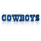 Dallas Cowboys Lighted Recycled Metal Sign 