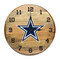 Dallas Cowboys Oak Barrel Clock