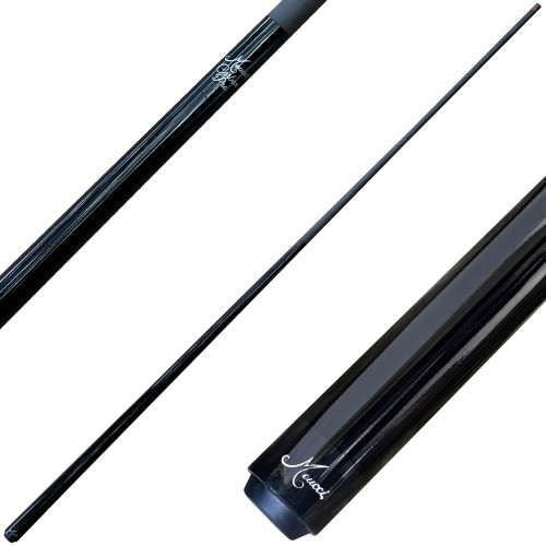 Meucci Break Cue with Carbon Fiber Shaft - All Black 