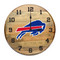 Buffalo Bills Oak Barrel Clock