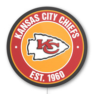 Kansas City Chiefs Established Date LED Lighted Sign