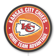 Kansas City Chiefs "Home Team Advantage" - LED Lighted Sign