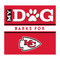 Kansas City Chiefs My Dog Barks 10" Wooden Wall Art (Red Background)