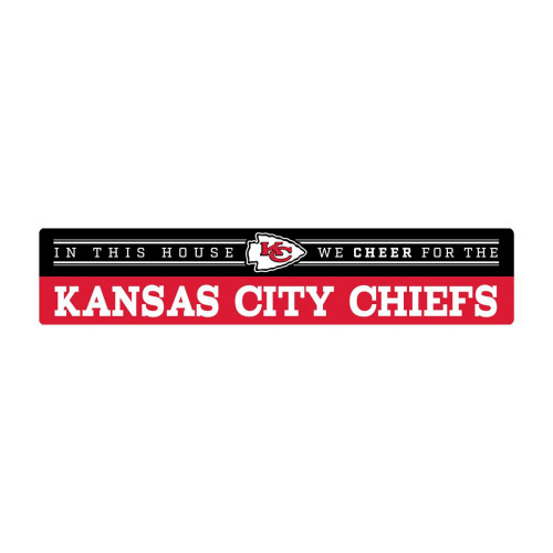 Kansas City Chiefs "We Cheer" Wall Art