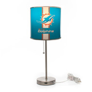 Miami Dolphins Chrome Lamp