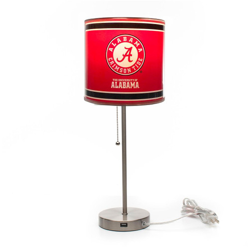 Alabama Crimson Tide Chrome Lamp