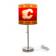 Calgary Flames Chrome Lamp