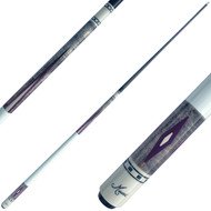 Meucci Economy Cure 7 Pool Cue - Purple with Carbon Shaft