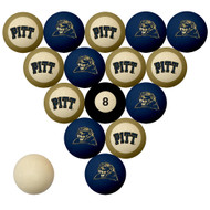 Pittsburgh Panthers Billiard Balls Set  - SCHOOL COLORS