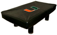 Miami Hurricanes 8 foot Custom Pool Table Cover