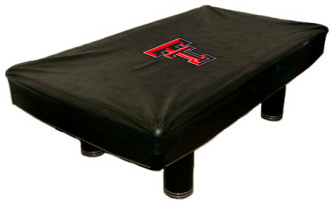 Texas Tech Red Raiders 9 foot Custom Pool Table Cover
