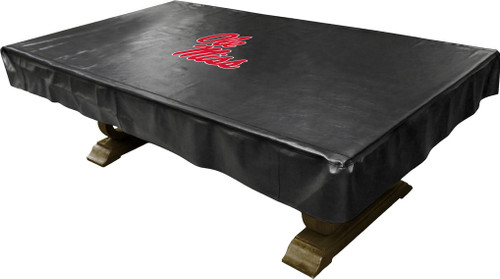 Ole Miss Rebels 8 foot Custom Pool Table Cover