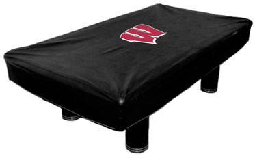 Wisconsin Badgers 9 foot Custom Pool Table Cover