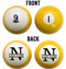 Family Name Billiard Ball Set