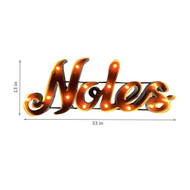 Florida State Seminoles "Noles" Lighted Recycled Metal Sign