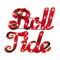 Alabama Crimson Tide "Roll Tide" Lighted Recycled Metal Sign
