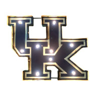 Kentucky Wildcats UK Lighted Recycled Metal Sign
