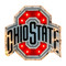 Ohio State Buckeyes Logo Lighted Recycled Metal Sign