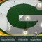 Green Bay Packers "Big G" Logo Lighted Recycled Metal Sign
