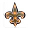 New Orleans Saints "Le Fleur De Lis" Logo Lighted Recycled Metal Sign