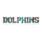 Miami Dolphins Lighted Recycled Metal Sign