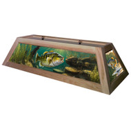 Bass Fish 42” Billiard Lamp – Unstained Frame