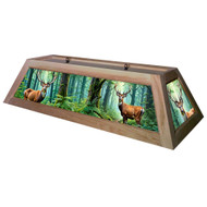 Deer 42” Billiard Lamp – Unstained Frame