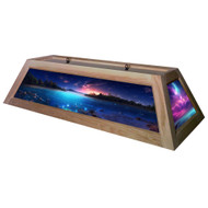 Seascape at Night 42” Billiard Lamp – Unstained Frame