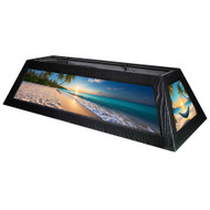 Tropical Paradise 42” Billiard Lamp – Black Frame